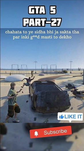 Chahata to sidha bhi ja sakta tha 😁 | GTA 5 #shorts #gta5 #trendingshorts
