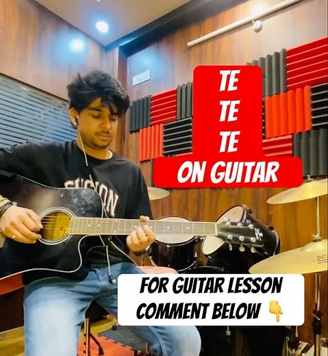 Te te te on guitar. Te te tu tu guitar cover. #tete #trending #music #guitar #taintain
