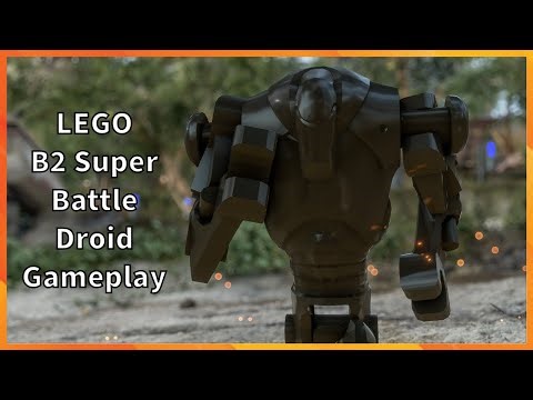 LEGO Star Wars Battlefront 2 B2 Super Battle Droid Gameplay