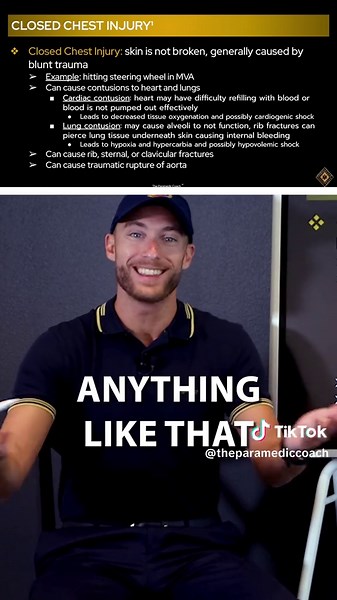 Traumatic emergencies explained for the EMT student. #emt #emtschool #nremtprep