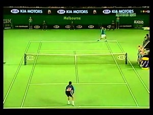 [HL] Roger Federer vs. Marat Safin 2005 Australian Open [SF] [2/2]