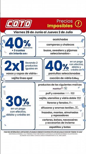 Coto - Renova Clases 26/06 - 02/07