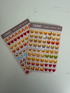 Emoji Sticker Sheets for Book Annotating | Page Annotations | Waterproof Vinyl Stickers by Bookmarkedwithloveco - Etsy