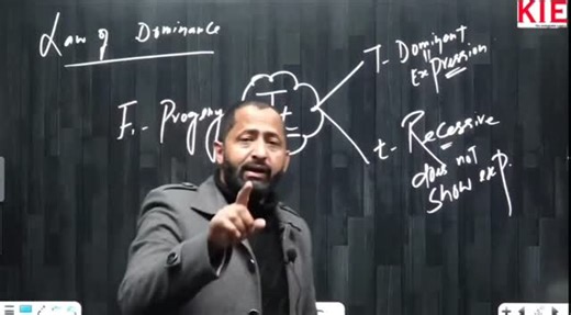 KIE Srinagar on Instagram: "🔥 Precision never looked this easy 🔥 #Tariqsirbotany #KIEparraypora #Genetics #Lawofdominanace #Neet2026"