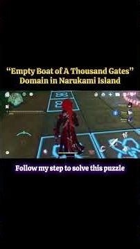 GENSHIN IMPACT TUTORIAL How To Open Empty Boat of A Thousand Gates Domain in Araumi Narukami Island