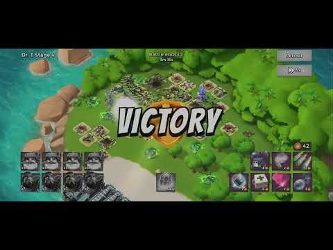 Failed to Clear All Stages of Dr T’s Tropical Island | Boom Beach Gameplay