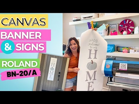 How to Print on Roland Canvas Material with BN-20A