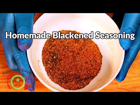Blackened Seasoning Recipe | Homemade Cajun Blackened Seasoning | Food Made Simple