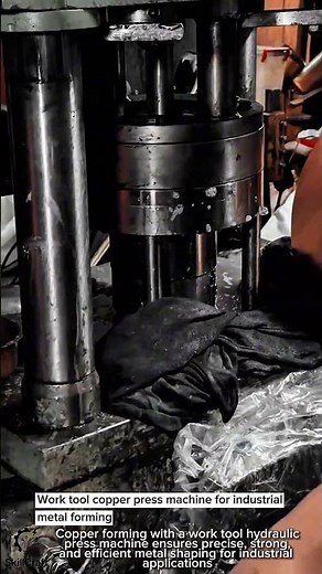 Work tool copper press machine for industrial metal forming