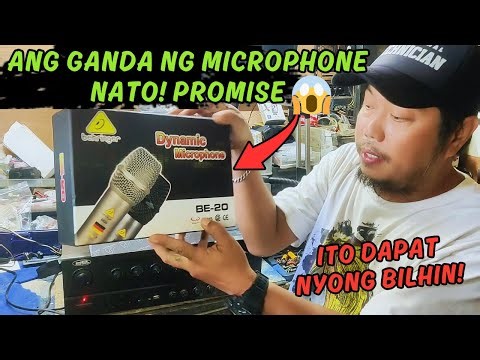 Behringer Mic BE-20 Review + unboxing |Sound Test 🔥Best Budget Mic. Ito ang pinakasulit ang Ganda!