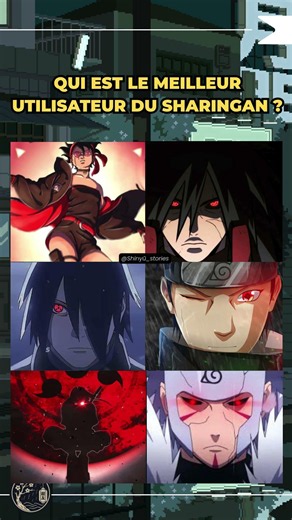 Le meilleur utilisateur du Sharingan 👁️ ? #itachi #sasuke #madara