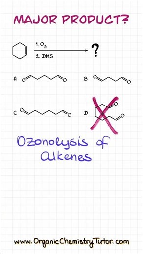 Ozonolysis Problems Solved #chemistry #organicchemistry #tutorial