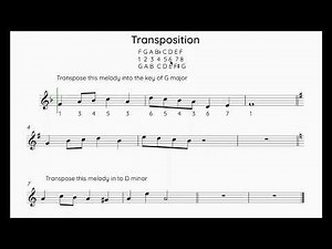 AMEB Grade 2 Transposition