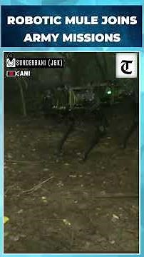 Surveillance to patrolling, mountains to jungles: High tech robotic mule to assist Indian Army
