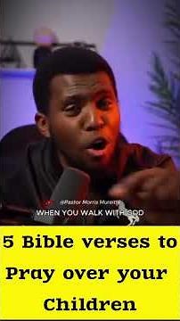 5 Bible verses to pray over your children #kids #prayer #christianprayer