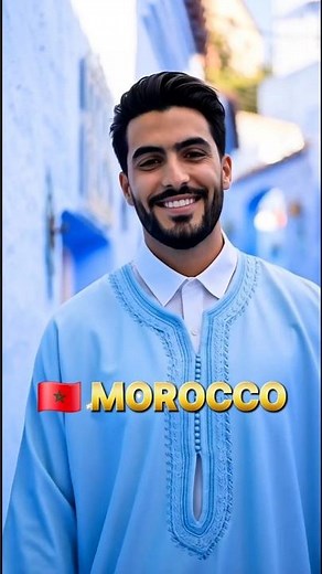 MOROCCO: Handsome Moroccan Men in Traditional Fashion | Blue City to Sahara Desert 🇲🇦