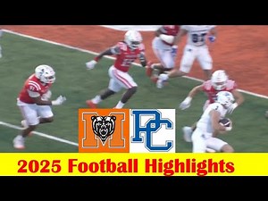 Presbyterian vs Mercer Football Game Highlights 8 30 2025