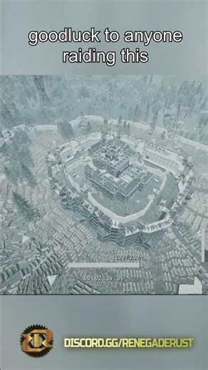 The biggest Rust base #rust #rustserver #rustgame #rustsurvival #playrust #rustpc #rustconsole