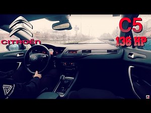 2008 CITROEN C5 2.0 HDI DRIVING IN THE RAIN