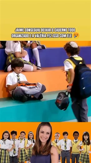 Jaime conseguiu deixar o caderno todo organizado #carrossel #novelas