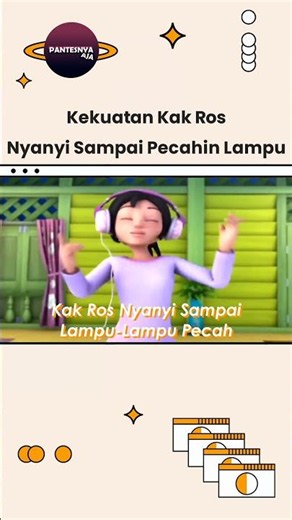 Kak Ros Nyanyi Sampai Rumahnya Tok Dalang Mati Lampu #upinipin