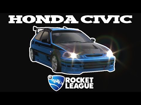 Full Review of the HONDA CIVIC in Rocket League (incl. Engine Audio) + Season 8 Rocket Pass review