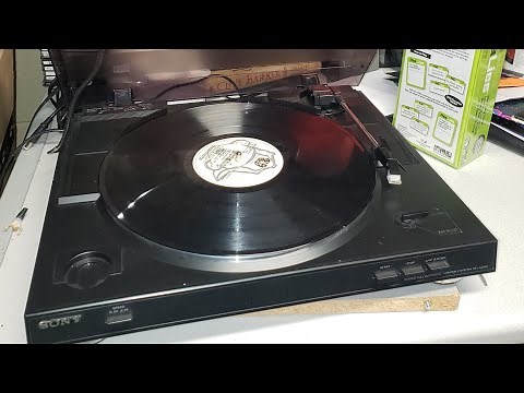 Turntable playing too slow. Here's how to adjust the speed on a Sony