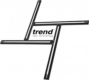 Trend Varijig Verstellbarer Fräsvorrichtungsrahmen und Führungssystem zum Erstellen von quadratischen und rechteckigen Aussparungen, Schlitzen und Frontplattenformen mit Oberfräse, Varijig