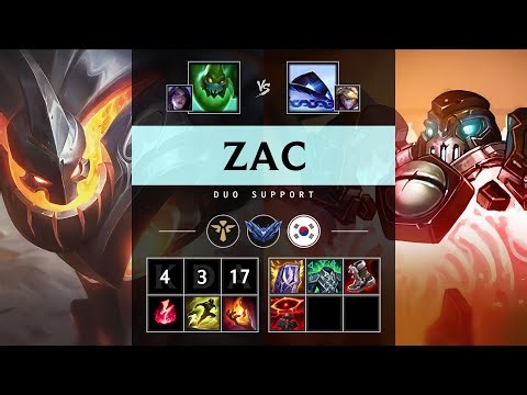 Zac Support vs Xerath - KR Diamond Patch 25.20