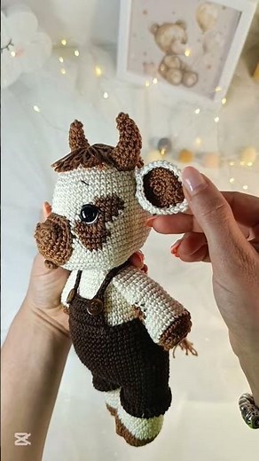Cute Crochet Cow Amigurumi | Handmade Cow Plush Tutorial & Inspiration 🧶