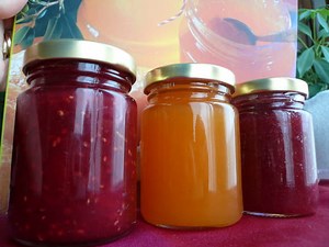 Confitures allégées à l'agar-agar