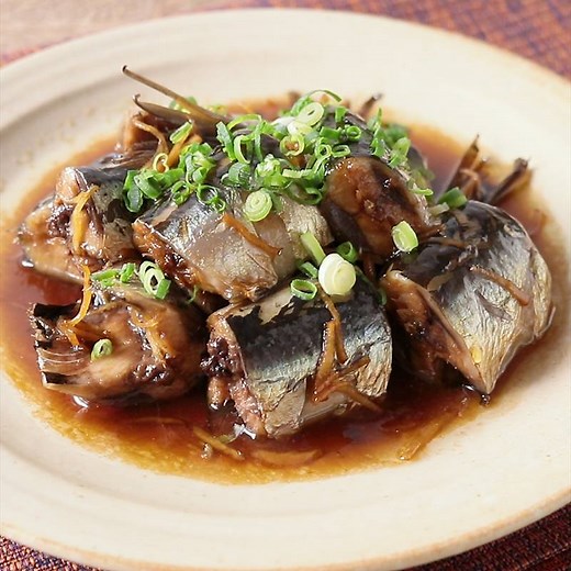 イワシの黒酢煮付け 作り方・レシピ | クラシル