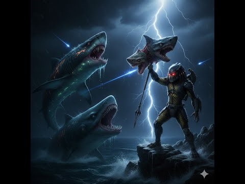 PREDATOR VS SHARKS ALIENJAGD IM OZEAN EPISCH! Schau bis zum Schluss !! Wait for it..