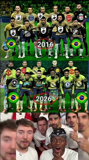 Brazil Squad Evolution From 2016 To 2026 Is Insane