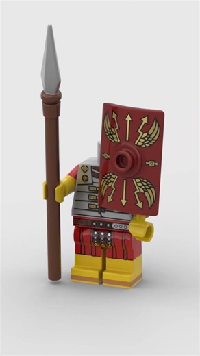 Roman Legionary - How to build Lego minifigure #lego #rome #legion