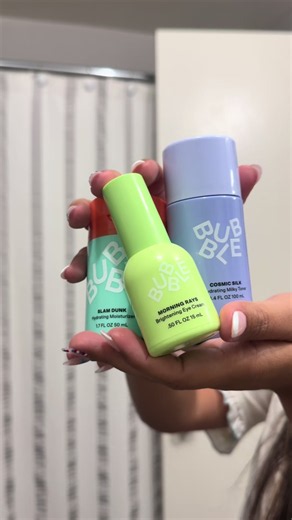 Quick & easy skin care routine with my favorite 🫧💗✨ @Bubble Skincare #bubbleambassador #morningskincareroutine #skincareproductsmusthave #latinamom #smallcontentcreators