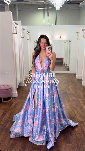 The floral @Sherri Hill moments we’ve been waiting for flirty, fun, and prom-night ready 💐✨ ✨ We are the largest Sherri Hill retailer in the Carolinas ✨We carry the largest and best selection of top designers: Sherri Hill, Jovani, Ashley Lauren, Jessica Angel, etc. ✨ Mon. - Sat. 11AM-6PM, Thurs. 11AM- 8PM & Sun. 12PM-5PM ✨Located at 500 South Main Street Mooresville, NC 28115 ✨ No appointments necessary #sherrihill #promdresses #prom2026 #charlottenc #prom