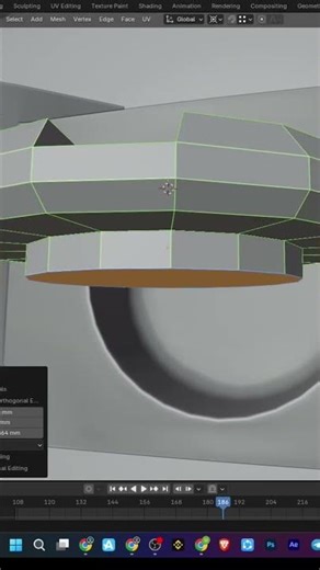 Create screw in blender #3dmodeling 3D work #blender