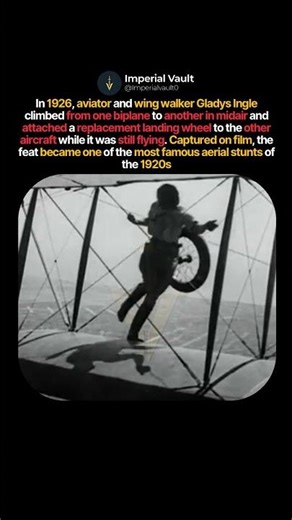 The Most Insane Midair Rescue of the 1920s #shorts #history