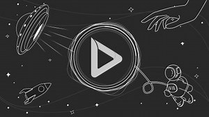 宇宙スケッチの音楽ビジュアライザー (Portrait) | Renderforest