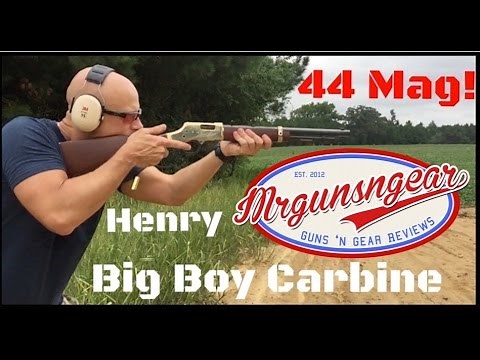 Henry Rifle Big Boy Carbine .44 Magnum Lever Action Rifle Review (HD)