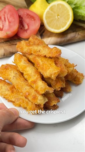 Crispy Fish Sticks 🐟😋🙌 | Keto Snackz