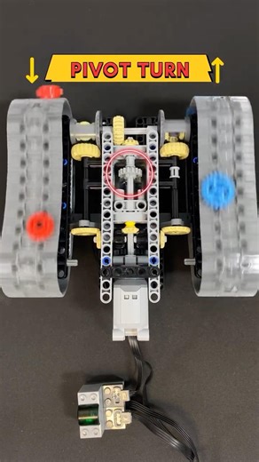 Dual Differential Tank | New Steering & Drive System #legotechnic #tank #differential