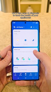 86K views · 243 reactions | Our connected appliances get ahead of issues with SmartThings Home Care, sending AI-powered alerts for error or maintenance needs. Easily access the Home Care section in the Life tab of the SmartThings app. | Samsung | Facebook