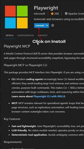 Using the Playwright MCP server directly inside VS Code 🚀