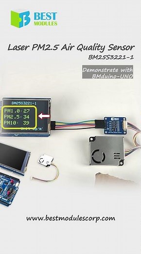 #Shorts_Laser PM2.5 Air Quality Sensor BM25S3221-1 #Air #bmduino #modules #SensorModules