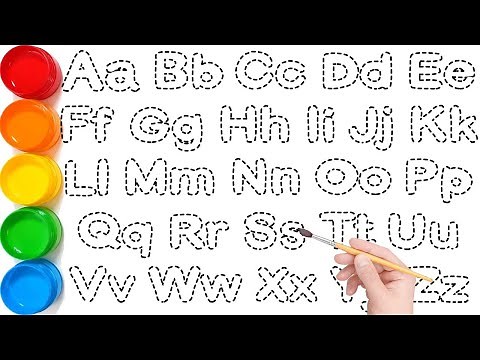 Alphabet Drawing A to Z | Capital and Small Letters for Kids | Easy Tutorial | Ks Art
