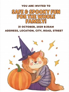 Editable Halloween Party Card Digital Download - Etsy