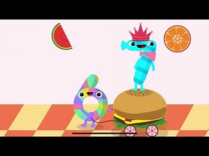 Candybots Numbers Counting - 1 to 0 | Learning to Count to Download the App Now - Candybots Numbers.