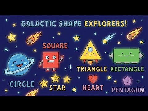 Learn Shapes for Kids | Fun & Colorful Shape Learning Video for Toddlers